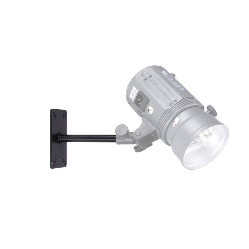[AUSTRALIA] - Youngerfoto Baby Pin Wall Plate, 4.7 inch Baby Plate M11-027B Lighting Wall holder Mini Light Stand Stud for Photo Studio flash Accessories Lighting Wall Ceiling Plate Ceiling Tripod Speedlite Bracket 4.7inch 