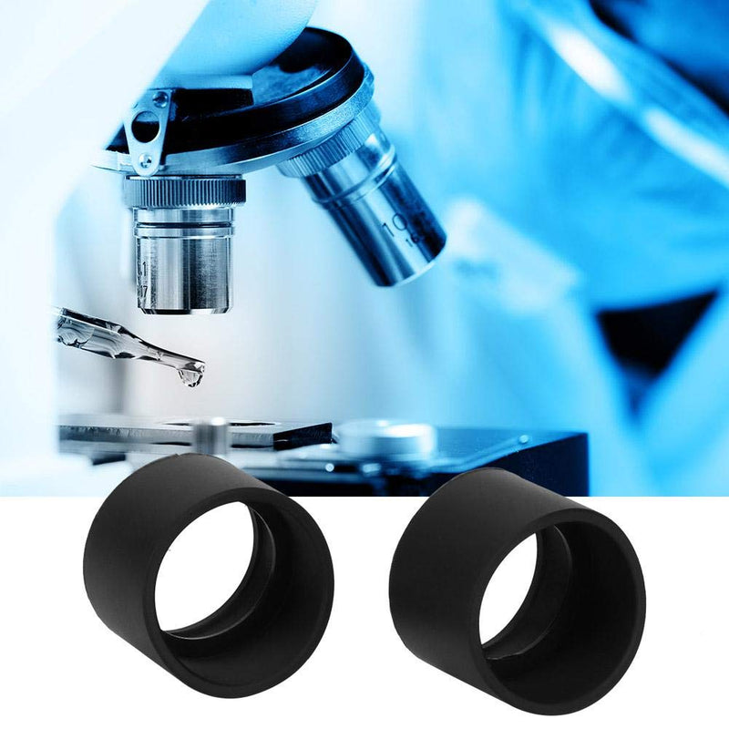 Oumefar Eyepiece Guard 2Pcs Rubber Eyepiece Cover Protector Eyeshields Telescope Protector with 36mm Diameter for Stereo Microscope (KPH1 Bevel) KP-H1 bevel