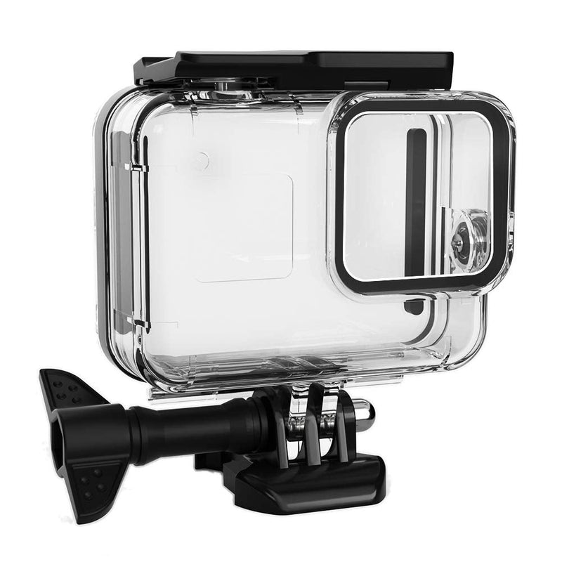 FitStill 60M Waterproof Case for GoPro Hero 8 Black, Protective Underwater Dive Housing Shell with Bracket Accessories for Go Pro Hero8 Action Camera 【Dive Case】60M Gopro Hero 8 Black Dive Case