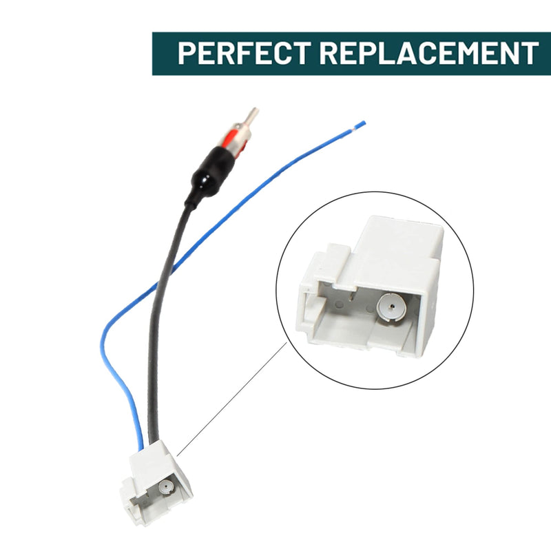 [AUSTRALIA] - Anina Antenna Adapter Wire Harness Cable for 2009-2016 Honda Accord Civic CR-V Insight Acura RDX TSX Factory Antenna Cable to Aftermarket Radio Receivers For Honda/Acura 