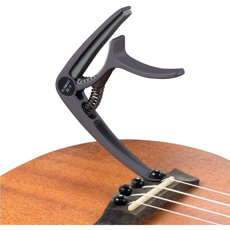 Guitar Capo for Electric Acoustic Classical Guitar,Ukulele,Capotastos with 5 Pieces Guitar Picks (Shinny Black) Shinny Black