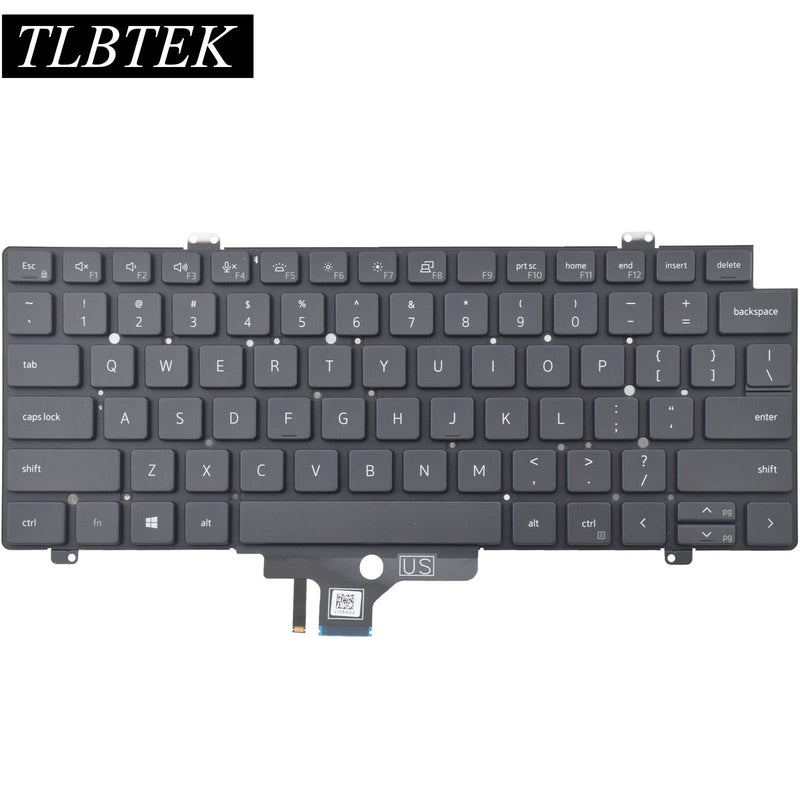 TLBTEK Backlight Keyboard Replacement Compatible with Dell Latitude 5420 5421 5430 7420 7520 2021 Series Laptop P/N: 0PWCJY 0CVGNH PK132UG2A00