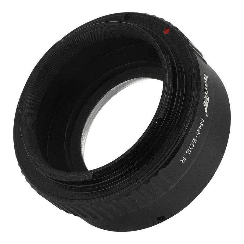 Haoge Manual Lens Mount Adapter for M42 42mm Screw Mount Lens to Canon RF Mount Camera Such as Canon EOS R