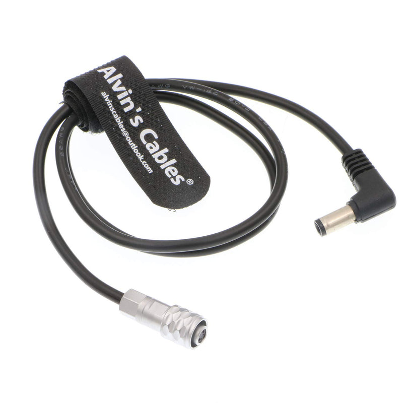 Alvin's Cables BMPCC4K Power Cable for BMPCC 4K Blackmagic Pocket Cinema Camera 4k Right Angle DC 60cm