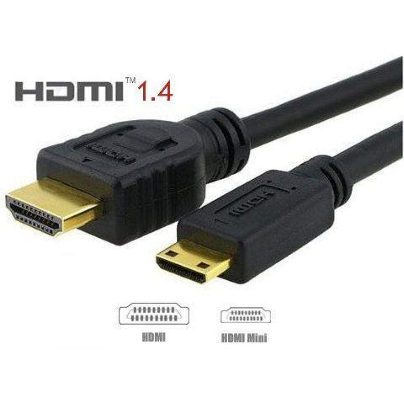 Mini HDMI Cable for Canon EOS 5D Mark II, EOS 7D, EOS 50D, EOS Rebel T1i & VIXIA: HF S10, HF S100, HF S11, HF100, HF11, HF20, HF21, HF200, HG10, HG20 Branded Master Cables