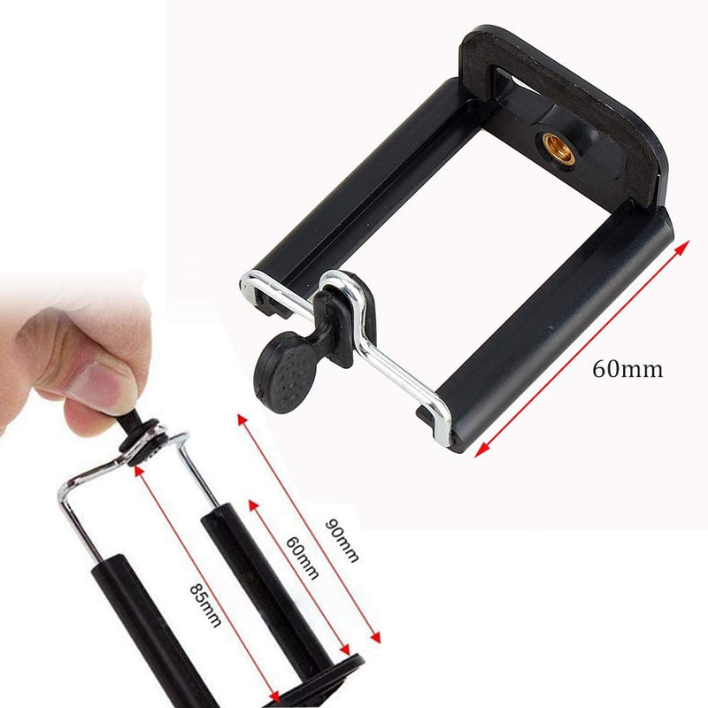 41" Extendable Tripod Stand, 3 in 1 Professional Camera Holder with Phone Clip Tripod Adjustable Tripod with Portable Bag for Mobile Phone Tripod Stand Holder, Maximum Load 1.5kg