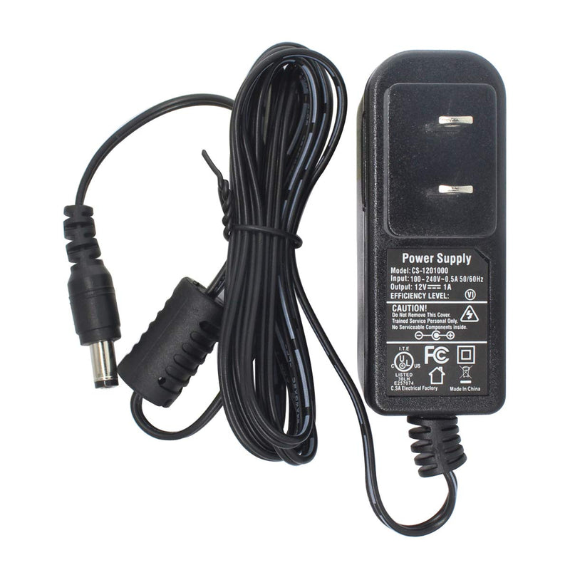 2pack AC 100-240V to DC 12V 1A 12W Power Supply Adapter Barrel Plug 5.5mm x 2.1mm UL Listed FCC
