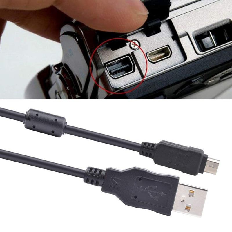 Alitutumao CB-USB5 CB-USB6 USB Date Cable Replacement Photo Transfer Cord Compatible with Olympus Mju Mju Tough Pen Stylus Digital Cameras TG-830 TG-630 TG-860 TG-870 and More (See More List Below) 3.9 Feet