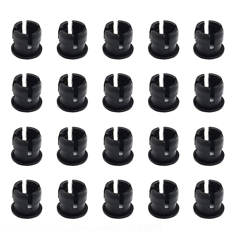 KeeYees 20Pcs 3mm Ultra Bright 12v Pre Wired LED Diodes Light + 20Pcs 3mm Plastic LED Holder LED Light Mounting Holders (Warm White)