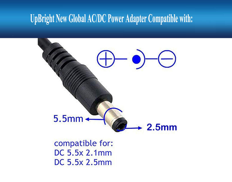 UpBright 15V AC/DC Adapter Compatible with Fluke Ti10 Ti25 Ti32 Ti29 TiR1 TI9 Ti105 TiS TiRx Ridgeway QS-1031B QS-2915BS Newgy Robo-Pong 1050 2050 iLive ISB785 CENB1030A1500F03 22B-082A Power Supply