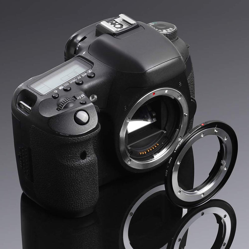 K&F Concept Lens Mount Adapter for Nikon F/AF AI AI-S Lens to Canon EOS EF EF-S Mount Adapter