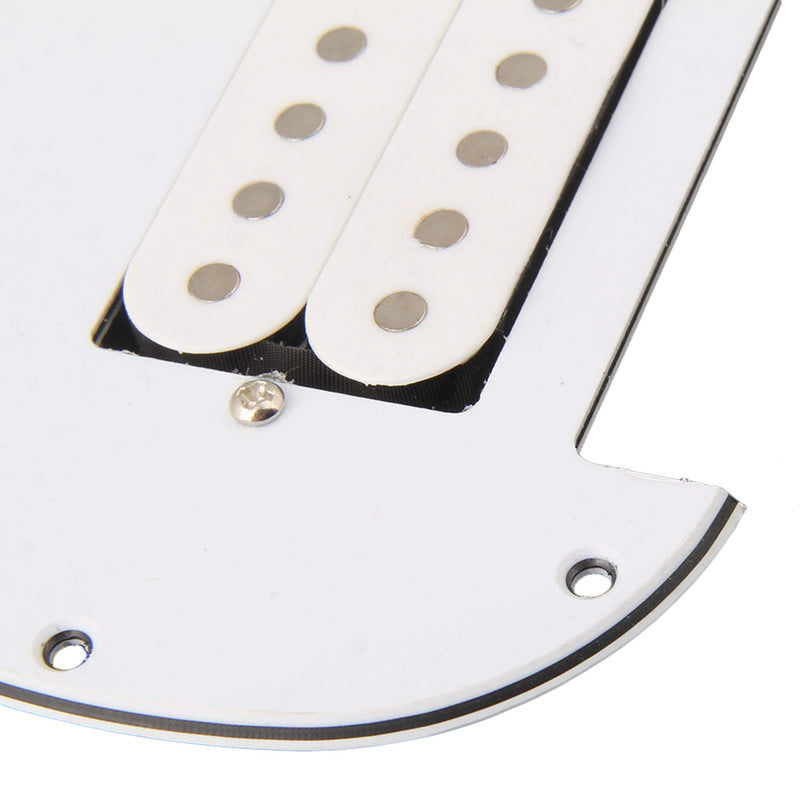 BQLZR 3Ply White Loaded Pickguard HH For Humbuckers Guitar