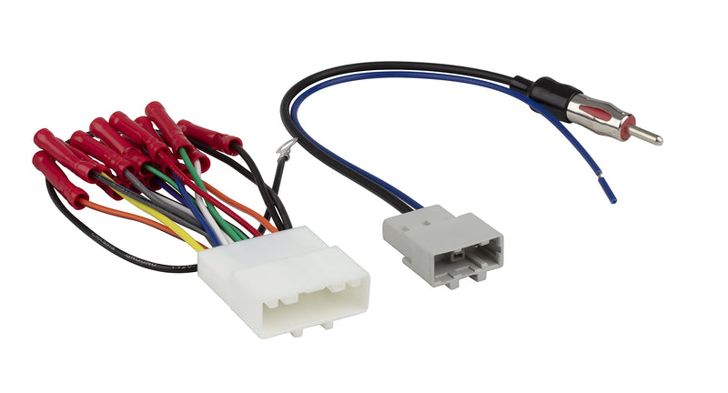 SCOSCHE NN4A2B Compatible with Select 2007-Up Nissan and Subaru Vehicles Wire Harness & Antenna Adapter Bundle 2007-Up Nissan/Subaru Bundle