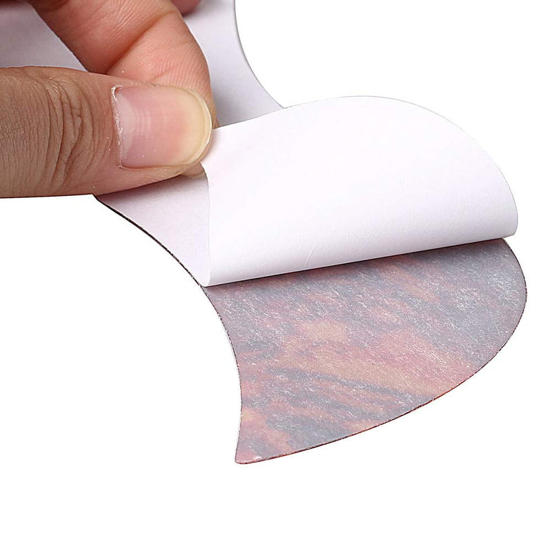 Fashion Road 4Pcs Acoustic Guitar Pickguard, Anti-Scratch Guard Plate Pick Guards, Droplets Bird Pattern Self Adhesive Guard Plate