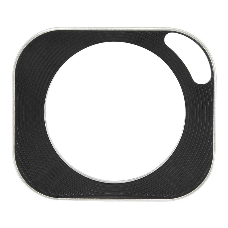 Haoge LH-M36W Square Metal Lens Hood Hollow Out Designed with Cap for Leica Summicron 35mm f2, Summicron M 35mm f2, Summicron-M 35mm f2 ASPH and Elmarit-M 28mm f2.8 ASPH Lens Silver