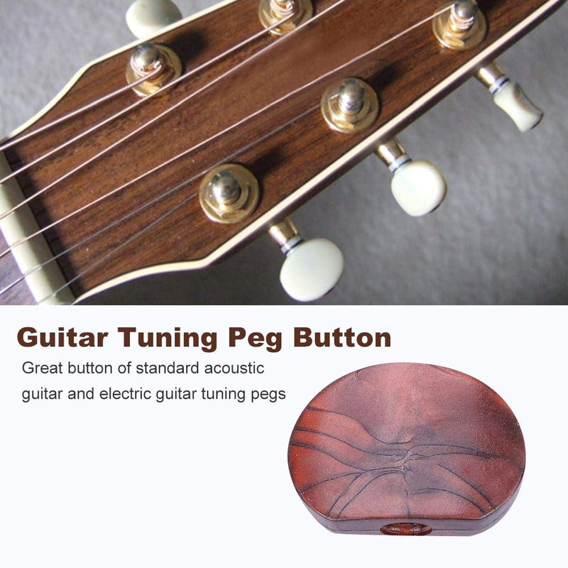 Guitar Tuning Peg Button, 6 PCS/Set Tuning Pegs Machine Heads Acrylic Buttons for Guitar(#5) #5