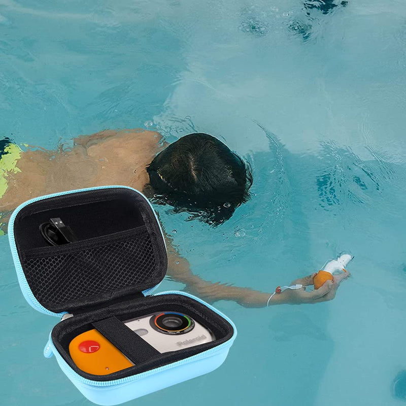 Leayjeen Underwater Camera Case Compatible with Polaroid Underwater Camera (Case Only) (Blue)