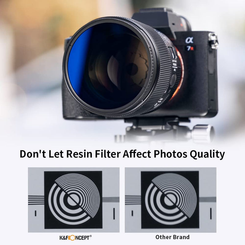 K&F Concept 55mm UV/CPL/ND Lens Filter Kit (3 Pieces)-18 Multi-Layer Coatings, UV Filter + Polarizer Filter + Neutral Density Filter (ND4) + Cleaning Pen + Filter Pouch for Camera Lens (K-Series)