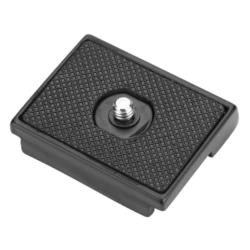 Acouto Quick Release Plate for Camera Tr with 1/4'' Screw Mount Fit for Manfrotto 3157N 3030 3130 3160 3262QR Aluminum Alloy + Rubber