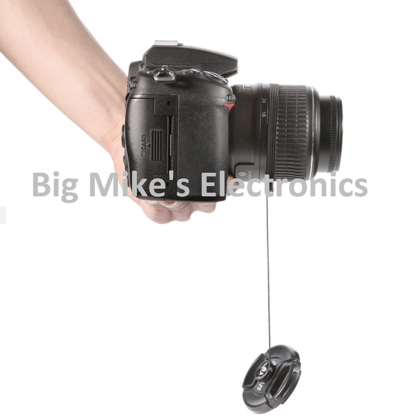 67mm Universal Snap-On Lens Cap for Nikon 18-105mm f/3.5-5.6 AF-S DX VR ED Nikkor Lens + Cap Keeper + Microfiber Cleaning Cloth