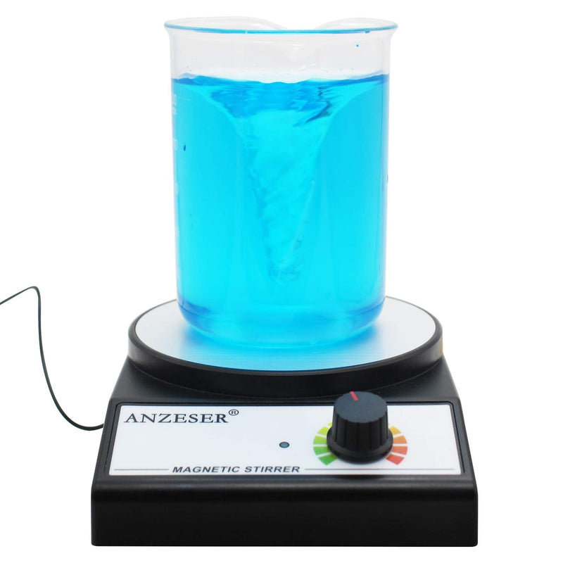 ANZESER Magnetic Stirrer Magnetic Stir Plate 3000RPM Lab Stirrers with Stir Bar Max Stirring Capacity 3000mL Magnetic Mixer