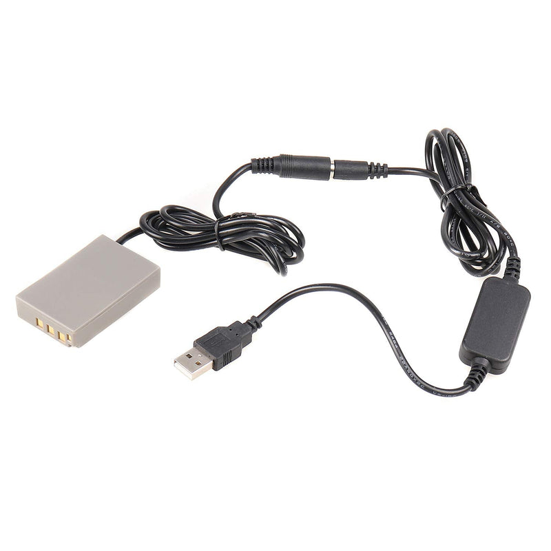 [AUSTRALIA] - FocusFoto Full Decoded BLS-1 BLS-5 BLS-50 Dummy Battery DC Coupler with USB Cable for Olympus OM-D E-M10 Mark II III IV Pen E-PL9 E-PL8 E-PL7 E-PL6 E-P3 E-P2 E-PM3 Camera Battery Power Bank 