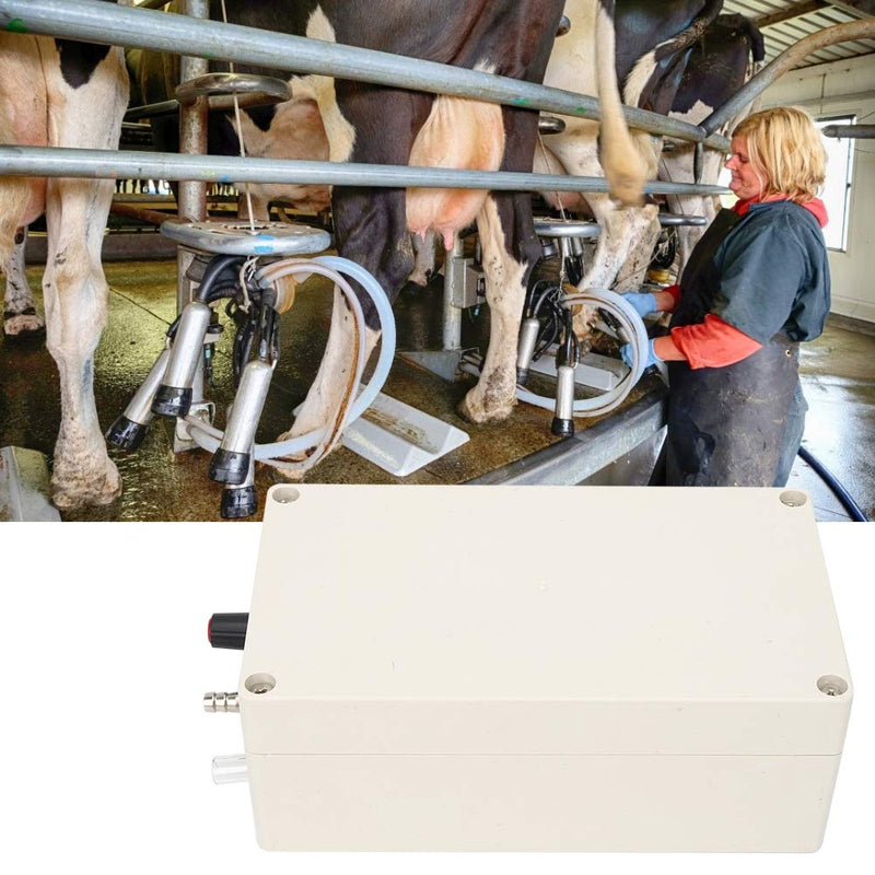 Vacuum Pump, 12V Electric Speed Adjustale Milking Machine Accessory Vacuum Pump, Anti-Corrosion Air Pulsator Milker Vacuum Pump for Donkey Sheep Cow Vacuum Pump Horse