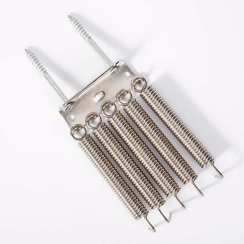Alnicov Guitar Pure Vintage Tremolo Spring Claw Screws Kit for ST Strat Electric Guitar Replacement