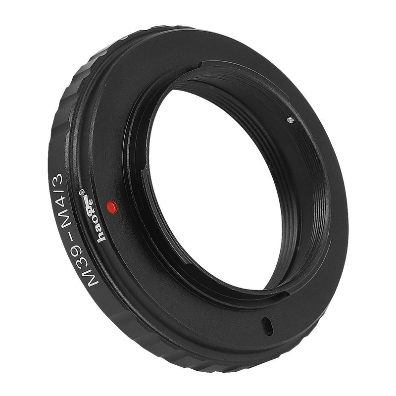 Haoge Manual Lens Mount Adapter for Leica 39mm M39 LTM Mount Lens to Olympus and Panasonic Micro Four Thirds MFT M4/3 M43 Mount Camera