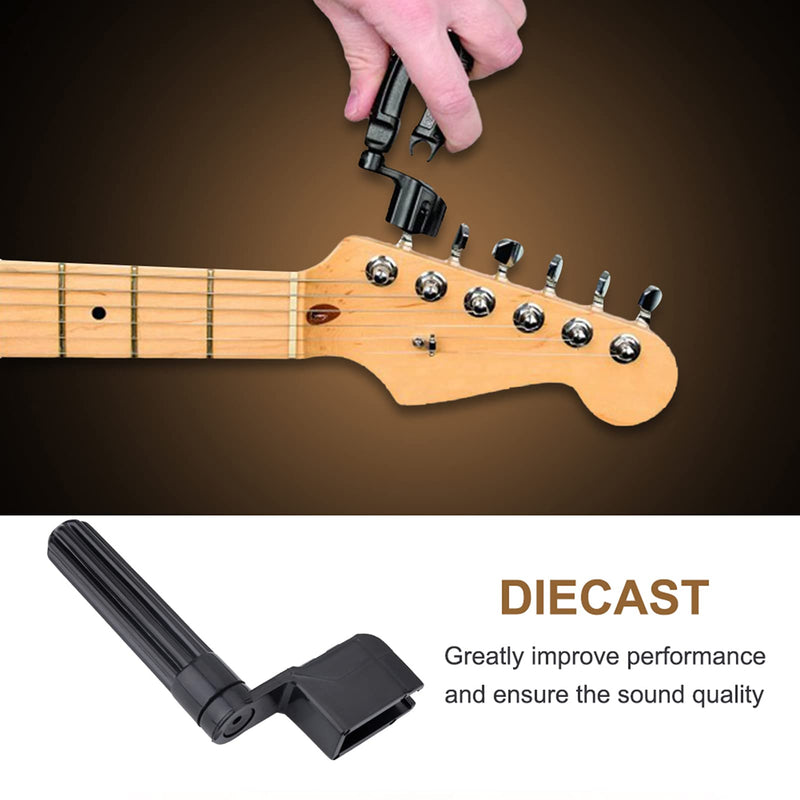 Guitar Bridge Pins + Upper Nut + Bottom Saddle + Diecast Set Guitar Replacement Parts for Acoustic Folk Guitar