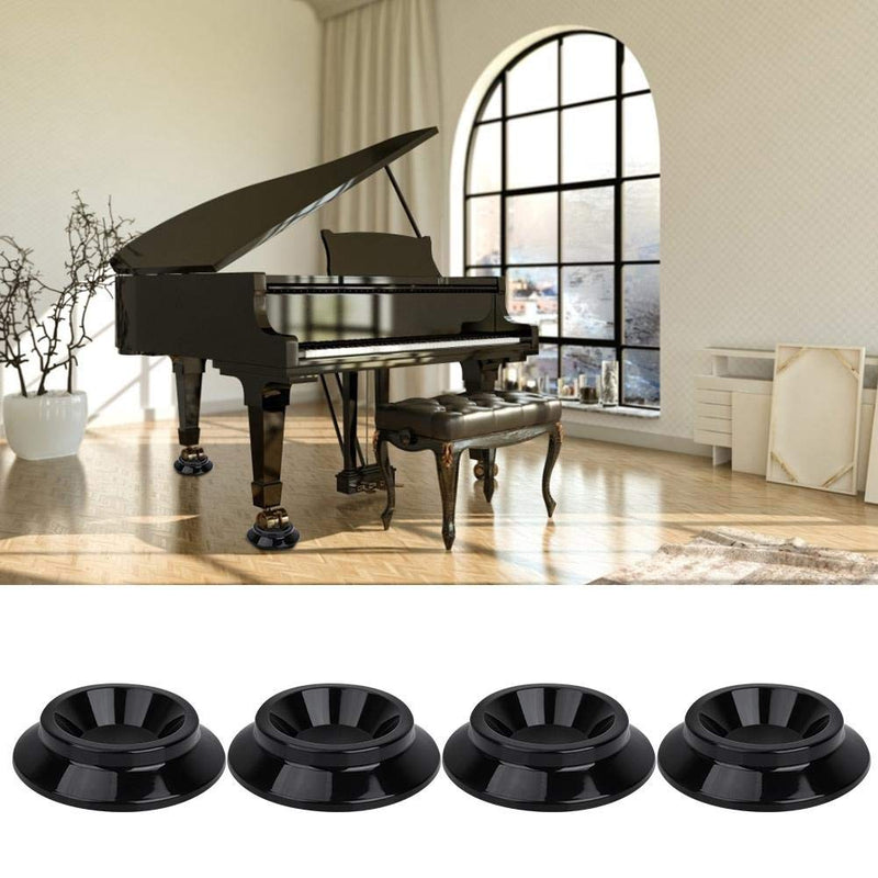 4pcs ABS Piano Caster Cup Caster Cups Accessories for Upright Piano