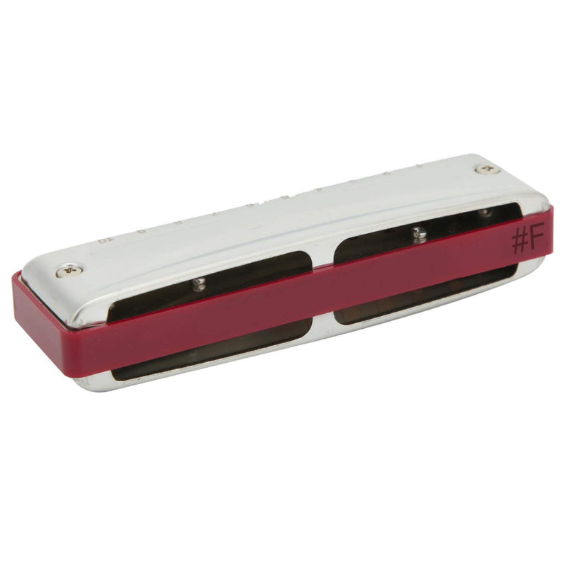 Not Easy To Oxidize And Rust 10 Hole Mouthorgan For Beginner Gift For Harmonica Players (red) red