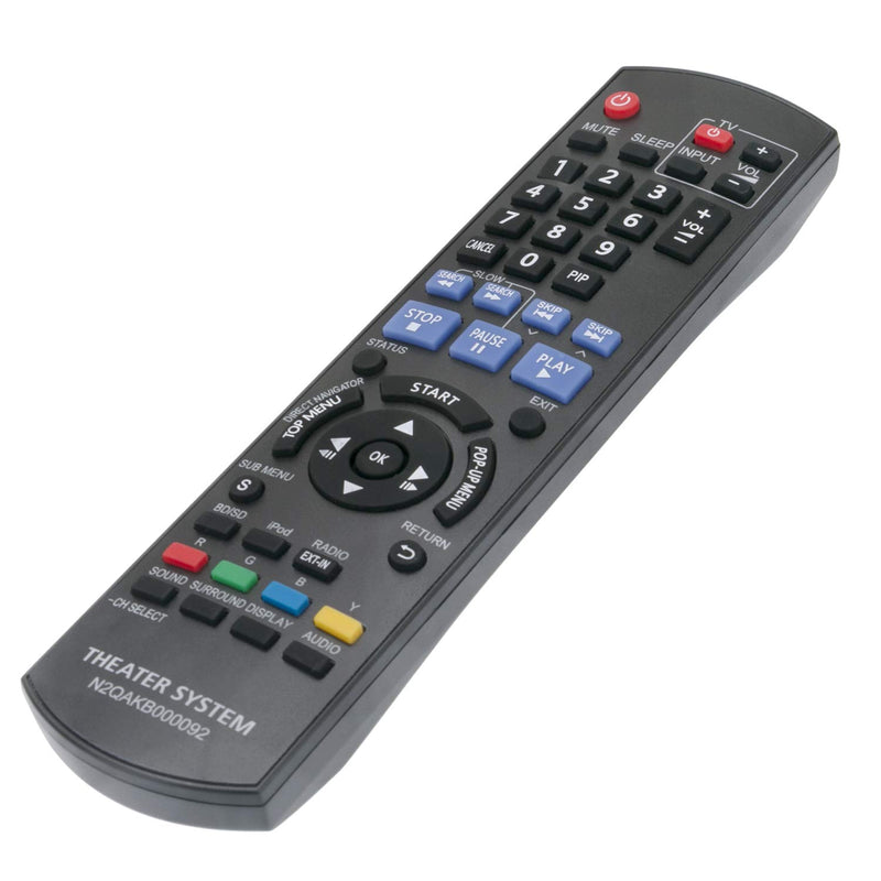 New N2QAKB000092 Replace Remote Control fit for Panasonic Blu-ray Disc Home Theater Sound System SC-BT228 SA-BT228 SB-HF480 SB-HC480 SB-HS480 SB-HW480