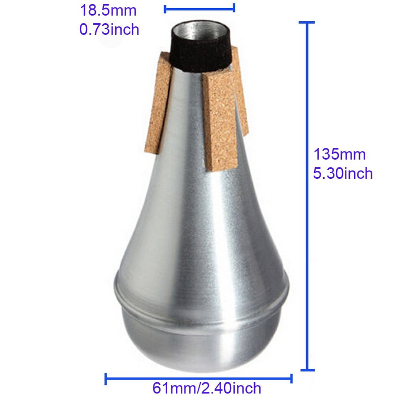 Honbay Lightweight Aluminum Practice Trumpet Mute Silencer for Jazz