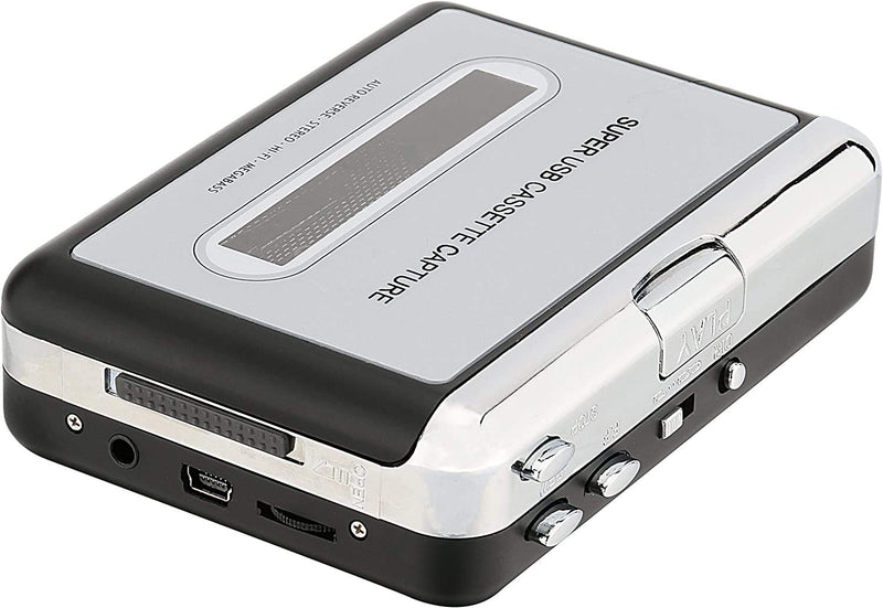 BW Portable Cassette Player/Cassette to MP3 Converter Capture Cassette Tape to MP3/CD Audio via USB