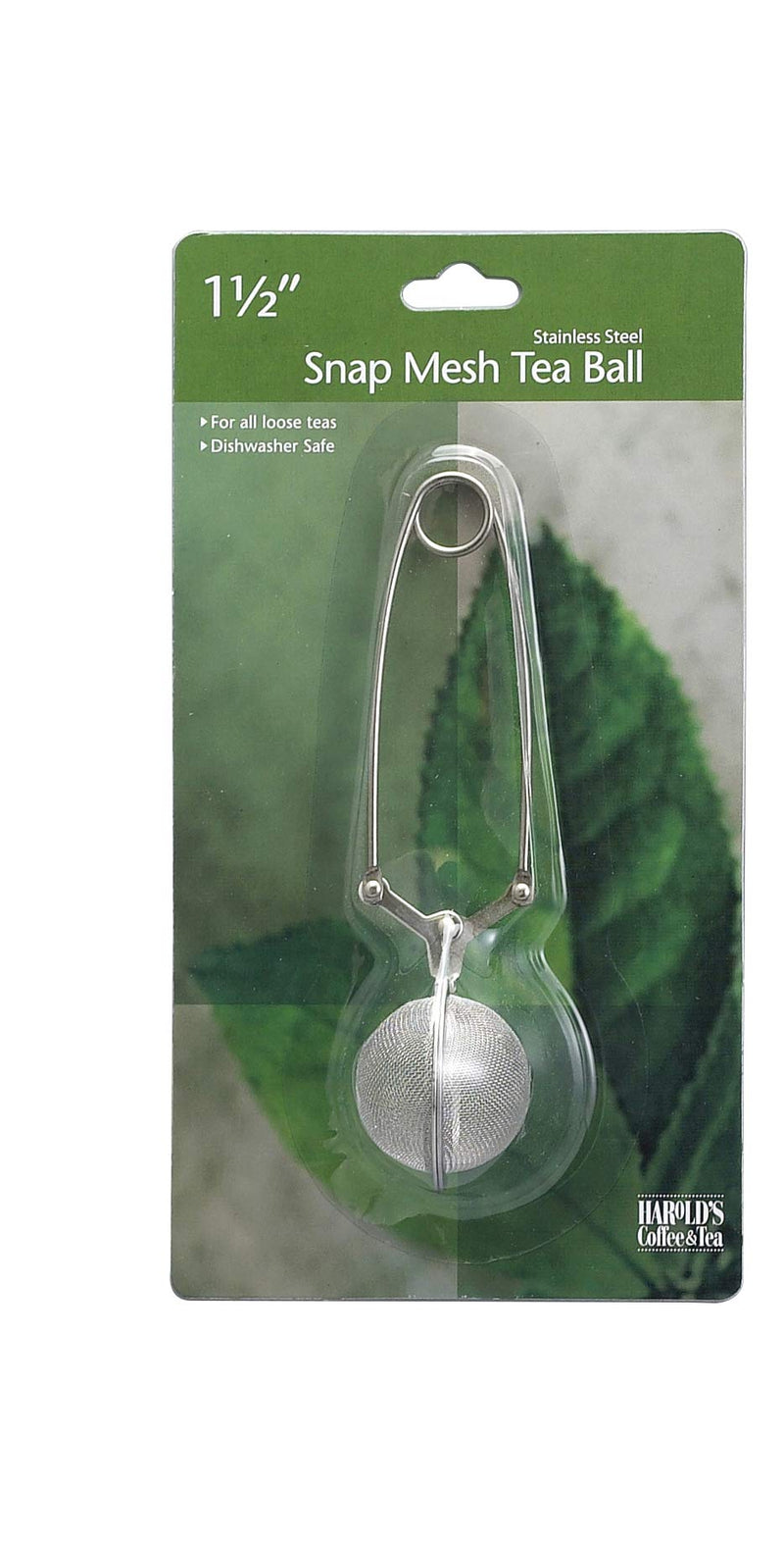 HIC Harold Import Co. HIC Mesh Tea Infuser, 1, Metallic Snap