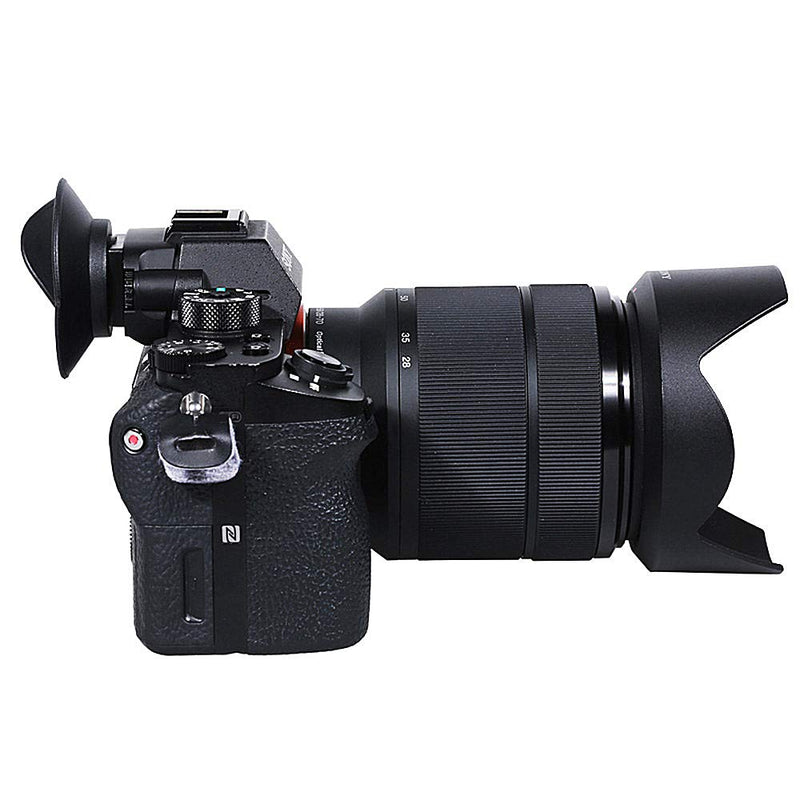 Oval Rotatable Camera Eyecup Eyepiece Viewfinder Eyeshade for Sony A9II A7RIV A7RIII A7III A7RII A7SII A7II A7 A7S A7R Mark IV III II A7M3 A9 A58 A99II Replaces Sony FDA-EP18 FDA-EP16 FDA-EP15 Eye Cup