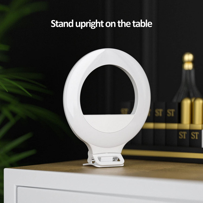 [AUSTRALIA] - XINBAOHONG Video Conference Lighting Kit, Ring Light for Monitor Clip On Remote Working Distance Learning Zoom Call Lighting Self Broadcasting and Live Streaming Computer Laptop Video Conferencing 