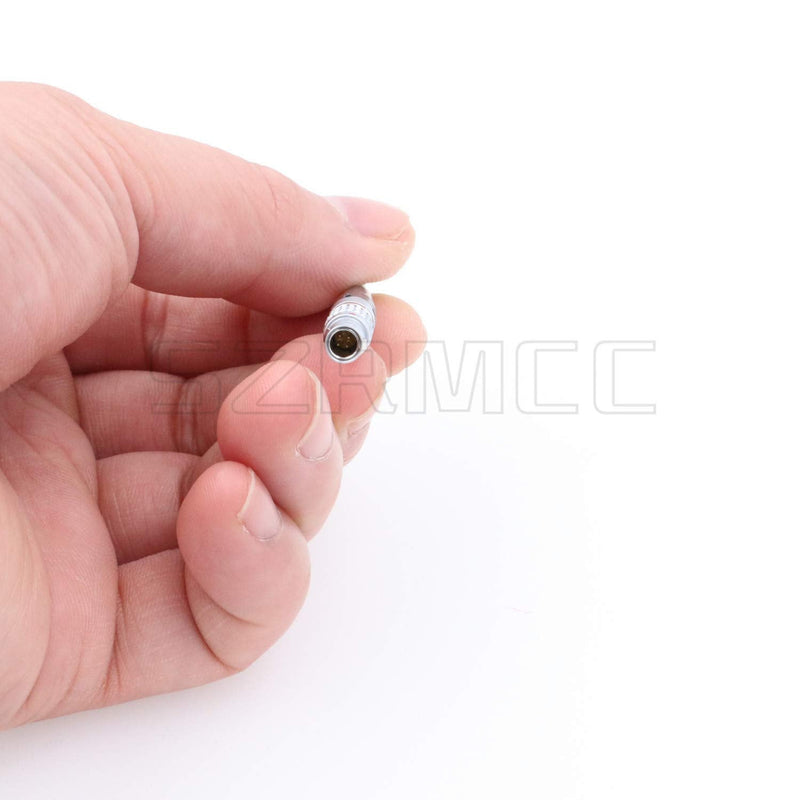 SZRMCC BNC Male to 00B 4 Pin Male SYNC Time Code Input Cable for Red Epic Scarlet DSMC2 Camera (Black Cable) Black Cable