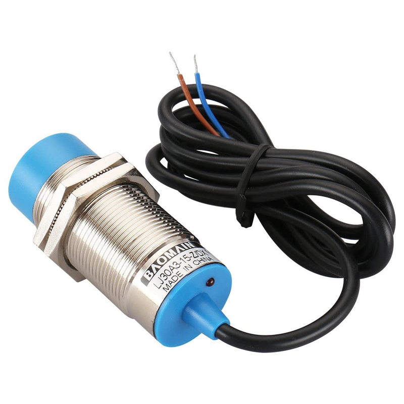 [AUSTRALIA] - Baomain M30 Non-embedded Inductive Sensor Switch LJ30A3-15-Z/EX Cylindrical Type DC 10-30V 2 Wire 15mm NO(Normally Open) CE 