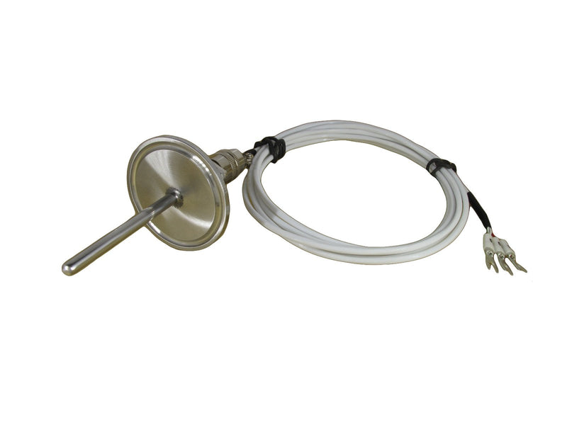 Tri-clamp Waterproof RTD PT100 Temperature Sensors with Telfon Cable & Detachable Connector