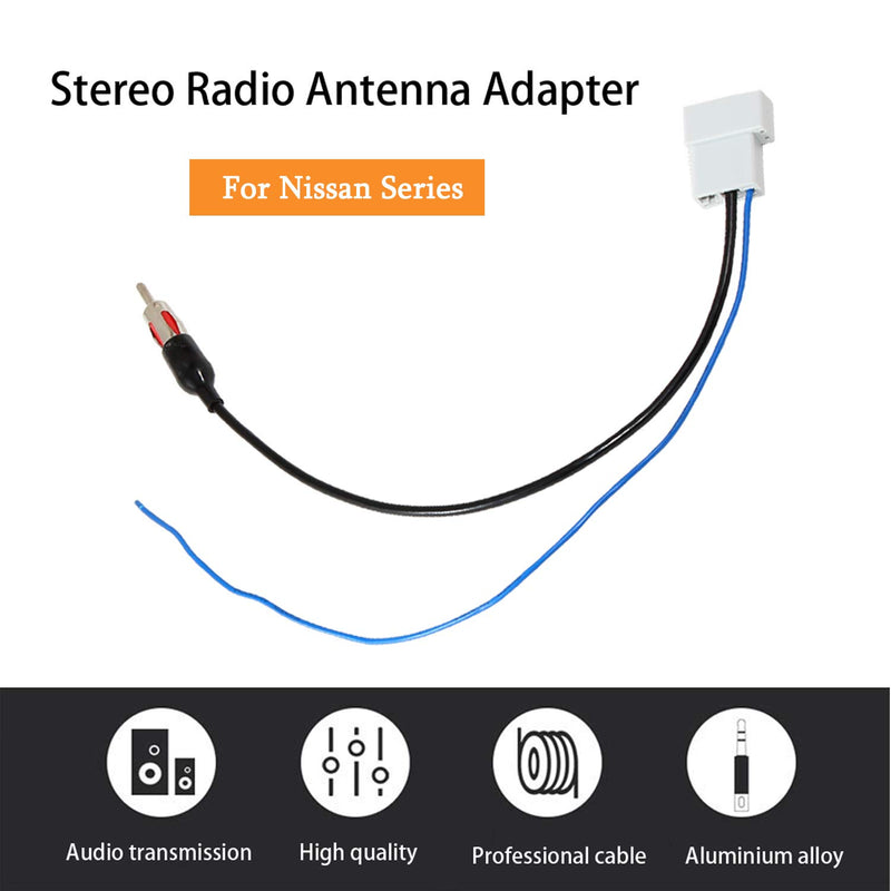 Anina Aftermarket Antenna Adapter Compatible with 2007-Up Nissan Car Antenna Adapter to Aftermarket Radio Receivers