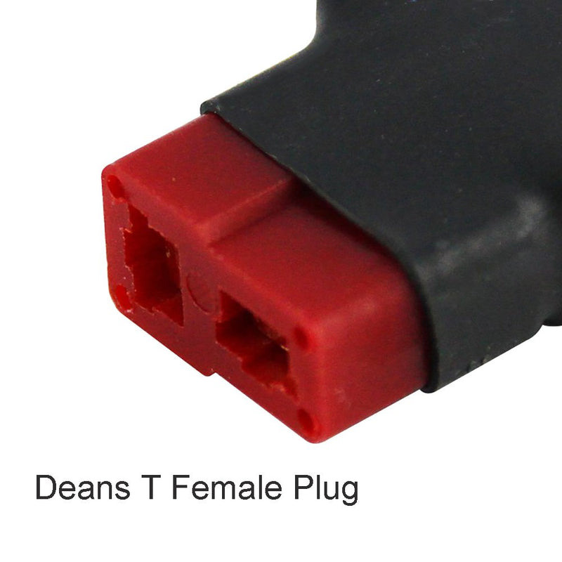 Youme Male Tracxas to Female Deans T Plug Connector Adapter for RC LiPo Battery(4pcs/lot)