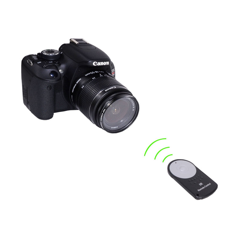 Foto&Tech 2 Piece FTRC-6 IR Wireless Remote Control Compatible with Canon R5 6D Mark II 5D Mark IV III II 5DS 5DR 7D Mark II 77D 6D 7D 80D 70D 60Da 60D T7i T6s T6i T5i T4i T3i T2i T1i XSi XT M6 M5 M3 2 PCS