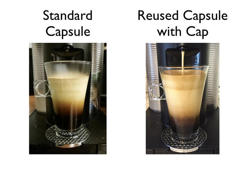 My-Cap's Cap to Reuse Capsules for Nespresso VertuoLine Brewers