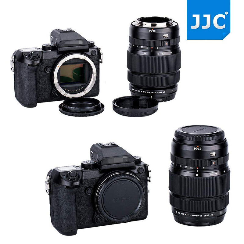 JJC Camera Body Cap & Rear Lens Cap Cover Protector Caps for Fujifilm G Mount Camera GFX 100S 100 50R 50S & for Fujinon GF Lens GF 23mm 30mm 45mm 50mm 63mm 80mm 110mm 120mm 32-64mm 45-100mm 100-200mm