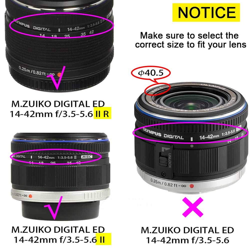 ULBTER 37mm Lens Cap Lens Cover for Olympus OM-D E-M10 Mark III II E-PL9 E-PL8 E-PL7 E-PL6 E-PL3 E-PL2,Olympus M.ZUIKO 14-42mm 1:3.5-5.6 Lens Cap-3 Pack