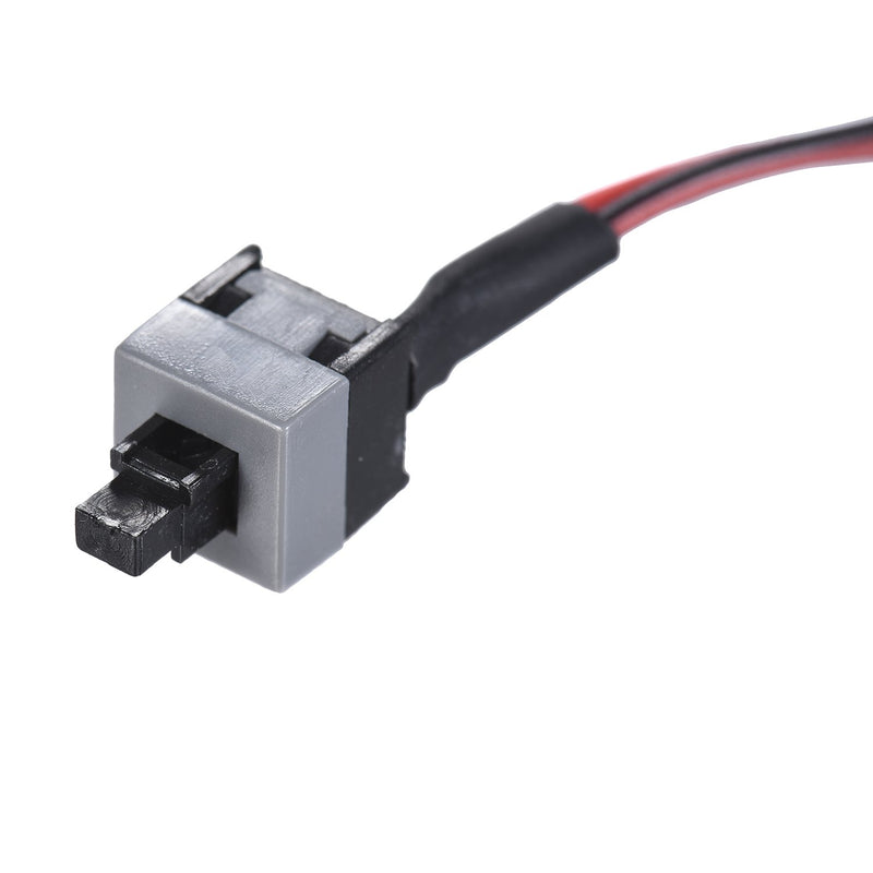 Warmstor 3 Pack 2 Pin SW PC Desktop Power Cable On/Off Push Button ATX Computer Switch Cord 45CM