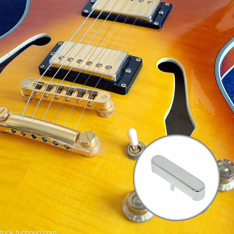 3 Pcs Guitar Neck Pickup Cover Metal Pickup Sealing Cap Electric Guitar Parts for Electric Guitar