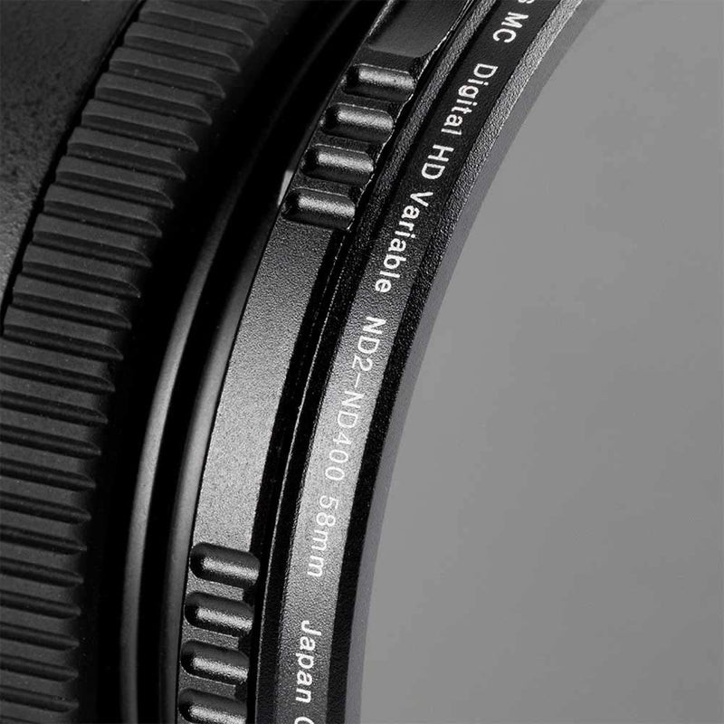 72mm ND Filter Ultimaxx 72mm ND2-ND400 Fader Variable Neutral Density Adjustable Lens Filter Dynamic ND Filter Optical Glass